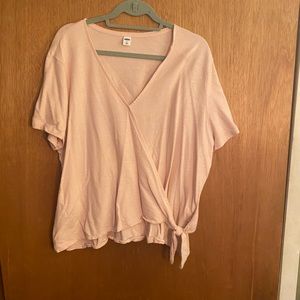 Baby Pink Top with Knot